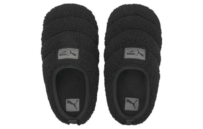 Pantuflas Scuff Sherpa “Negras”