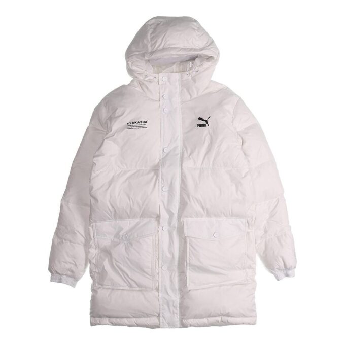Parka de plumas PUMA x Tyakasha “Blanco y negro”