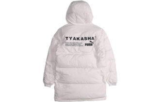 Parka de plumas PUMA x Tyakasha “Blanco y negro”