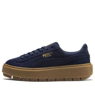 Plataforma de ante Trace Velour “Azul marino”