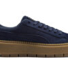 Plataforma de ante Trace Velour “Azul marino”