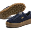 Plataforma de ante Trace Velour “Azul marino”
