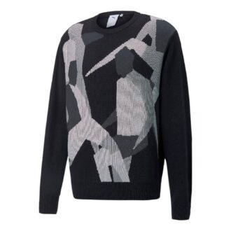 Players Lounge – Jersey de punto con cuello redondo, color negro