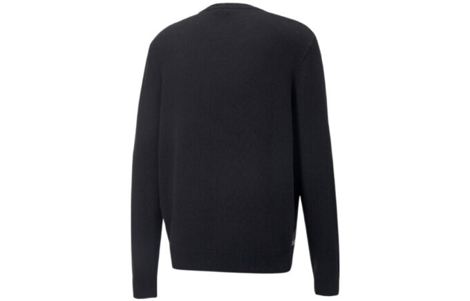 Players Lounge – Jersey de punto con cuello redondo, color negro