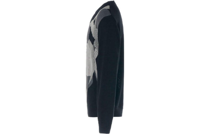Players Lounge – Jersey de punto con cuello redondo, color negro