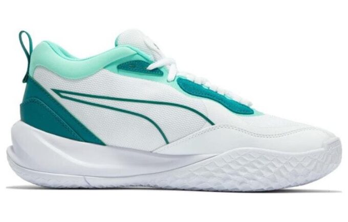 Playmaker Pro Mid “Blanco y verde azulado”