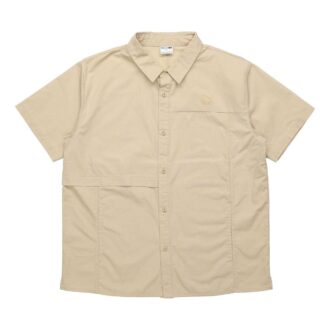 Polo clásico de manga corta extragrande en beige