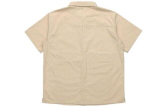 Polo clásico de manga corta extragrande en beige