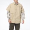 Polo clásico de manga corta extragrande en beige