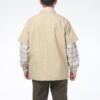 Polo clásico de manga corta extragrande en beige