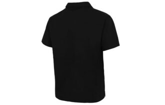 Polo clásico de manga corta extragrande “Negro”