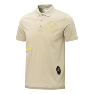Polo con insignia mixta “Beige”