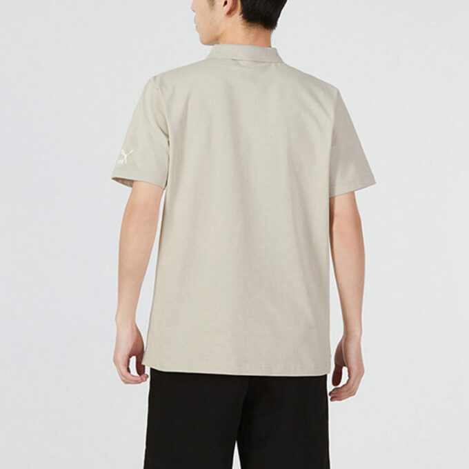Polo con insignia mixta “Beige”
