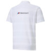 Polo de manga corta a rayas PUMA x BMW Motorsport “Blanco y negro”