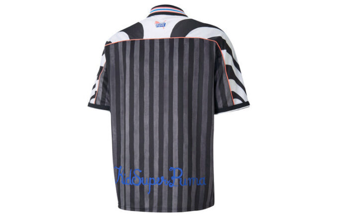 Polo de manga corta con rayas PUMA x KS JERSEY en negro