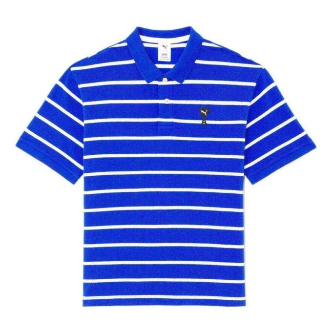 Polo de manga corta PUMA x AMI “Azul”