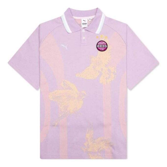 Polo de punto PUMA x KidSuper “Violeta intenso”