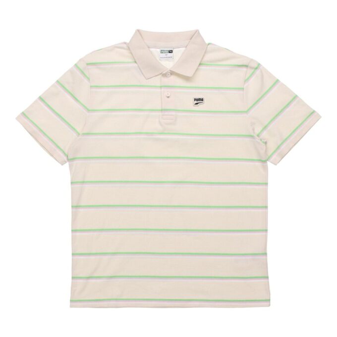 Polo de rayas Downtown “Beige”