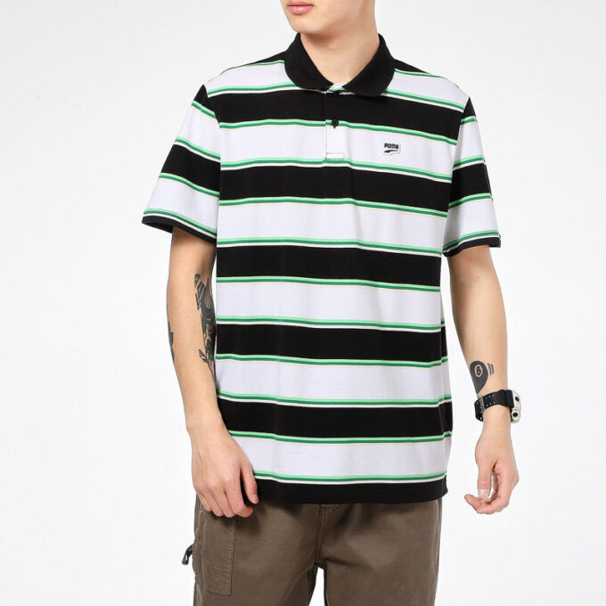 Polo de rayas Downtown “Blanco”