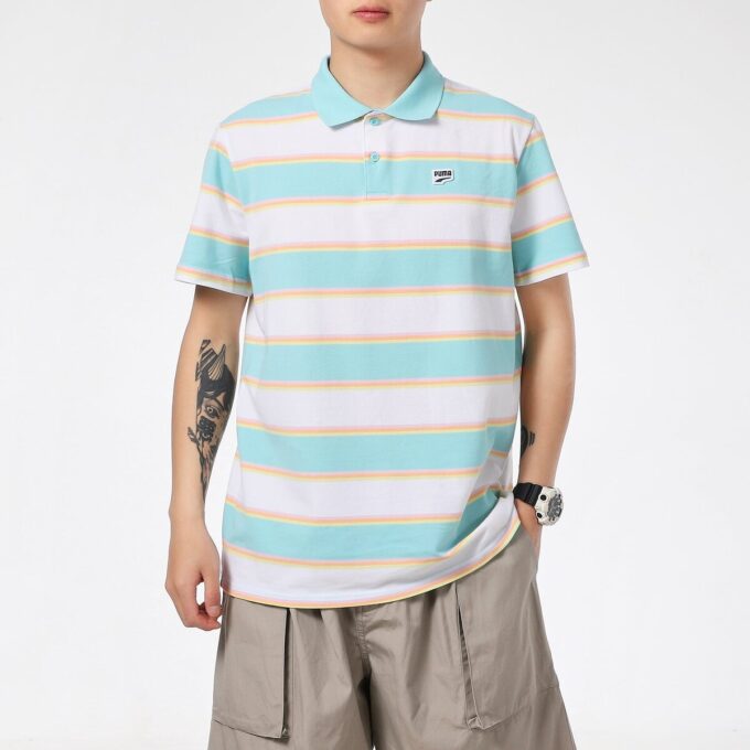 Polo de rayas Downtown “Blanco”