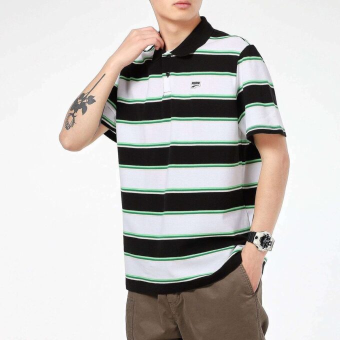 Polo de rayas Downtown “Blanco”