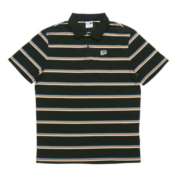 Polo de rayas Downtown “Negro”