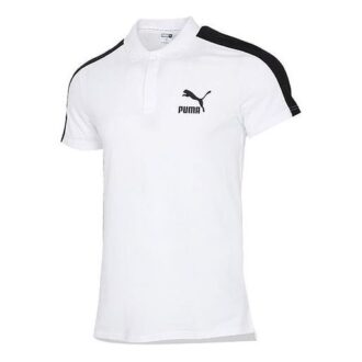 Polo icónico T7 “Blanco y negro”