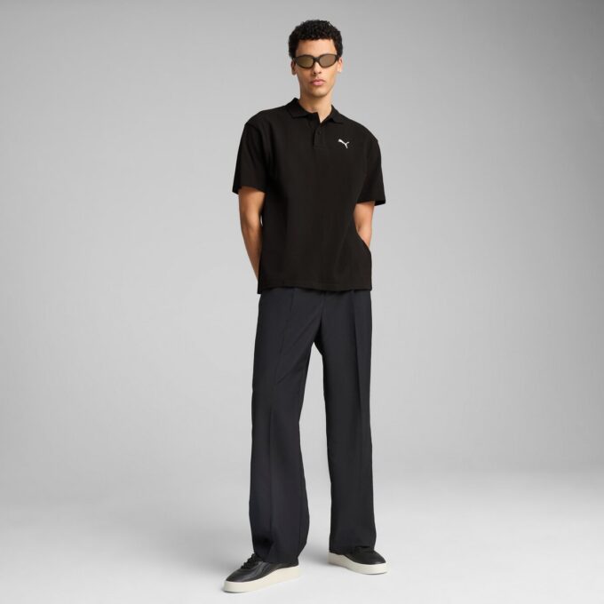 Polo piqué relajado para hombre, básicos de armario Polo piqué relajado para hombre, básicos de armario