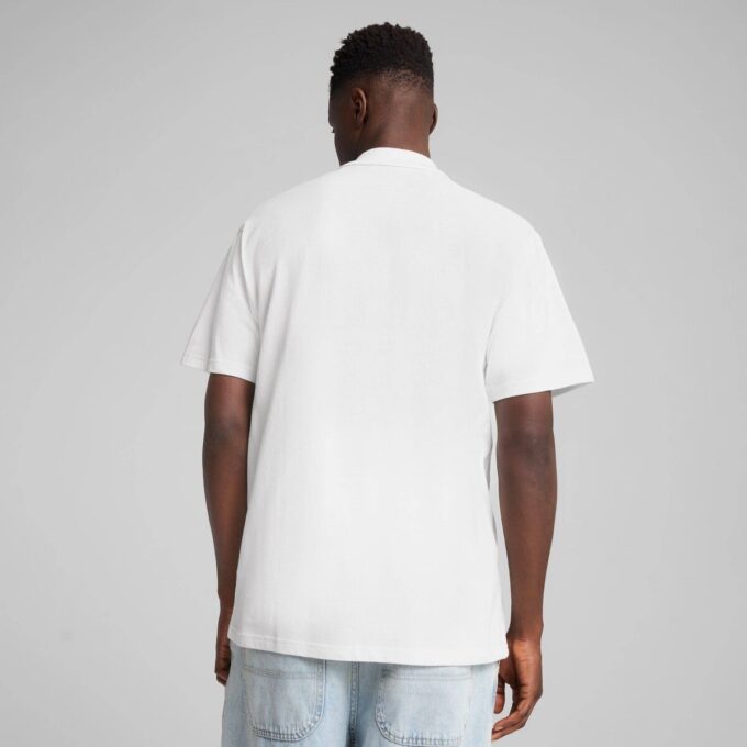 Polo piqué relajado para hombre, básicos de armario Polo piqué relajado para hombre, básicos de armario