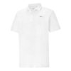 Polo técnico de piqué “blanco y negro”