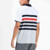 Polo unidireccional MATTR “Blanco, negro y rojo”