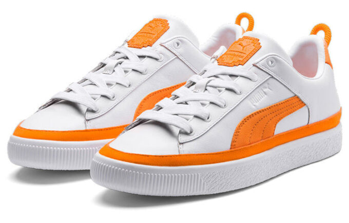 Pronuncia x Basket Vintage “Naranja vibrante”