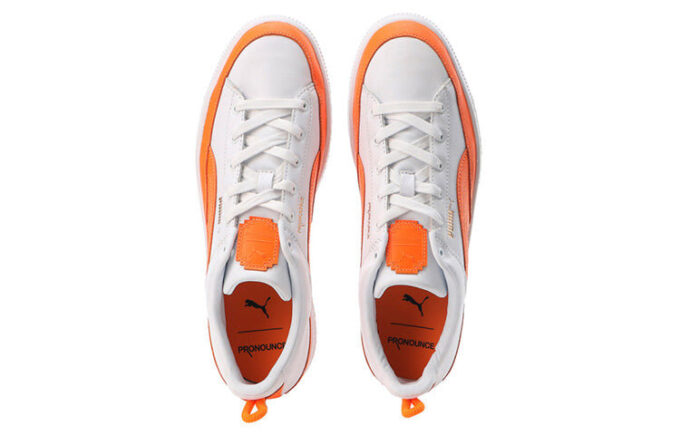 Pronuncia x Basket Vintage “Naranja vibrante”