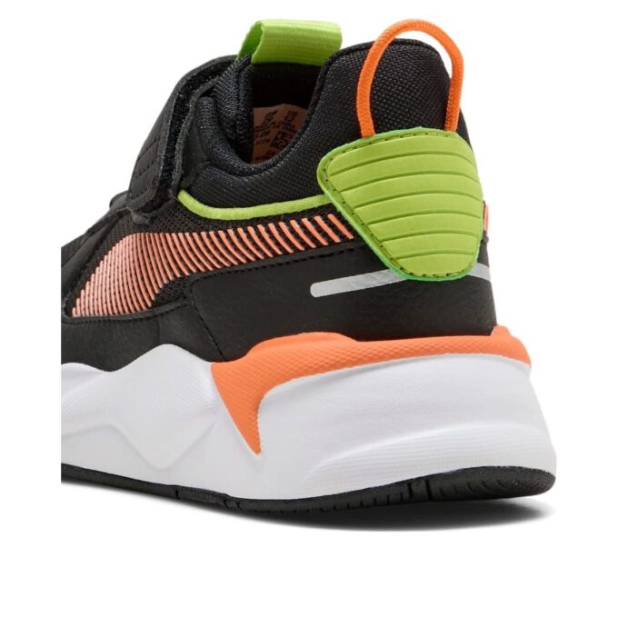 (PS) RS-X “Negro Naranja Glo”