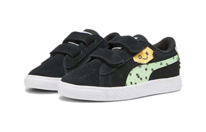 (PS) Suede Classic “Mix Match – Helecho de primavera negro”