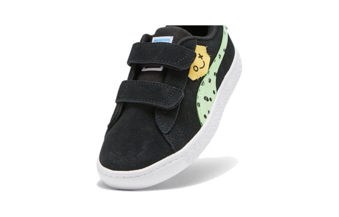(PS) Suede Classic “Mix Match – Helecho de primavera negro”
