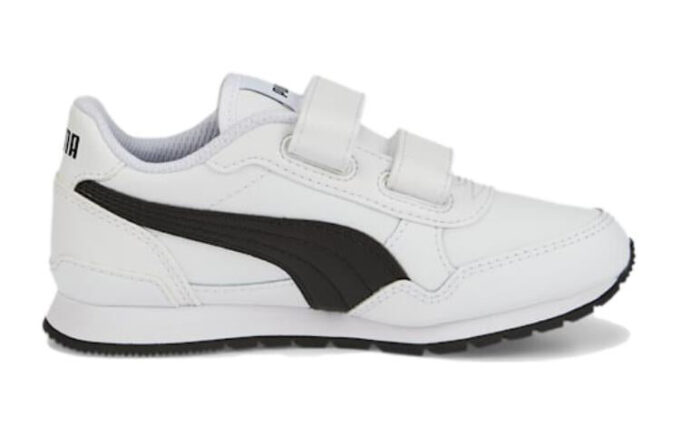 (PS) Zapatillas de cuero ST Runner v3 “Blanco y negro”