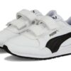 (PS) Zapatillas de cuero ST Runner v3 “Blanco y negro”