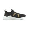 (PS) Zapatillas sin cordones Wired Run “Black Team Gold”