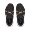 (PS) Zapatillas sin cordones Wired Run “Black Team Gold”