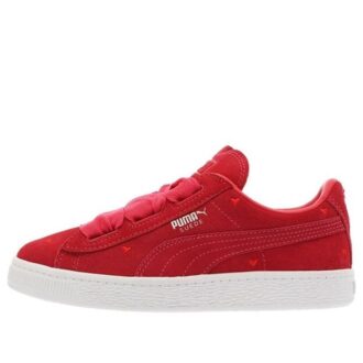 (PS) Zapatillas Suede Heart Ps Rojas