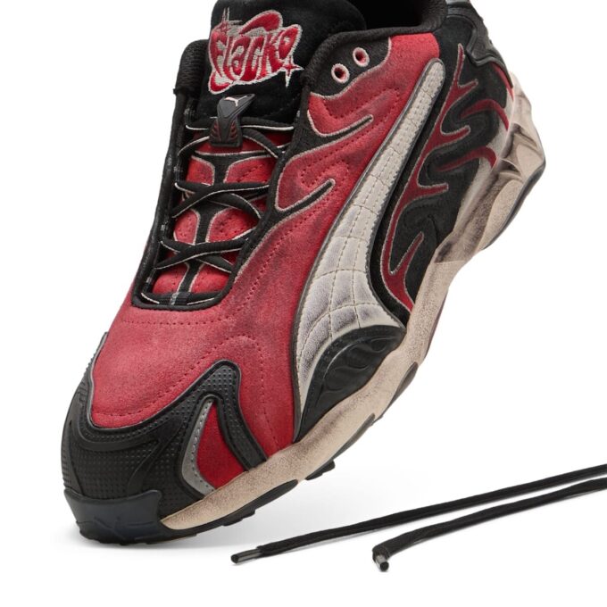 PUMA x A$AP Rocky Inhale “Paquete desgastado Negro Pop Rojo”