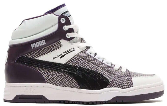 PUMA x Atmos SlipStorm Mid Snake Vintage “Blanco, Morado y Negro”