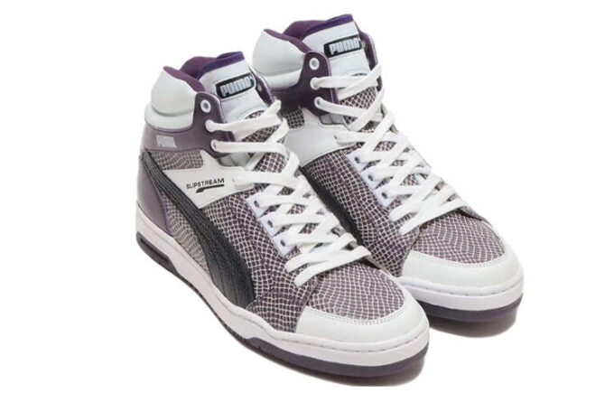PUMA x Atmos SlipStorm Mid Snake Vintage “Blanco, Morado y Negro”