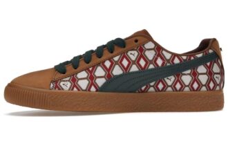 PUMA x Dapper Dan Clyde Vintage “Pre-Game Runway – Marrón”