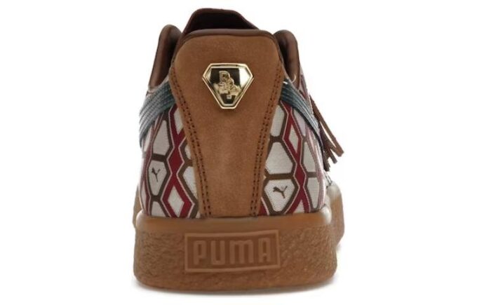 PUMA x Dapper Dan Clyde Vintage “Pre-Game Runway – Marrón”