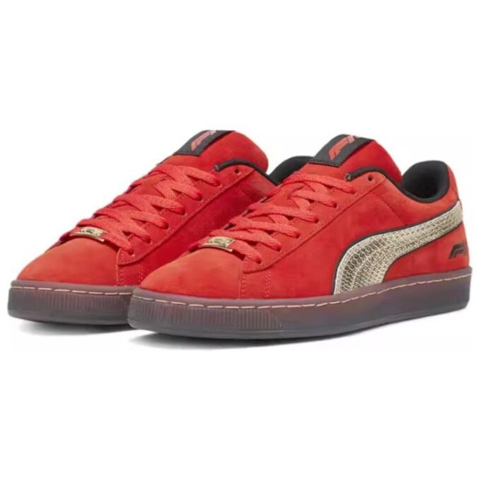 PUMA x Fórmula 1 Shanghai GP Suede “Pop Red Gold”