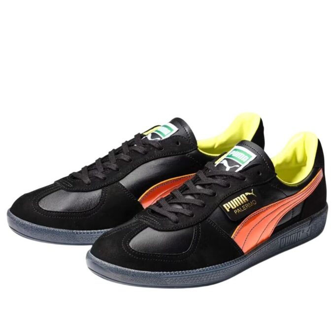 PUMA x KICKS LAB. Fabricado en Japón. Palermo “Black Flame Flicker”.