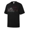 PUMA x MICHAEL LAU – Camiseta deportiva informal de cuello redondo para hombre, color negro, con estampado de dibujos animados y firma conjunta