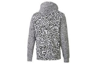 PUMA x MR DOODLE Crossover Logotipo bordado Impresión Graffiti Casual Blanco
